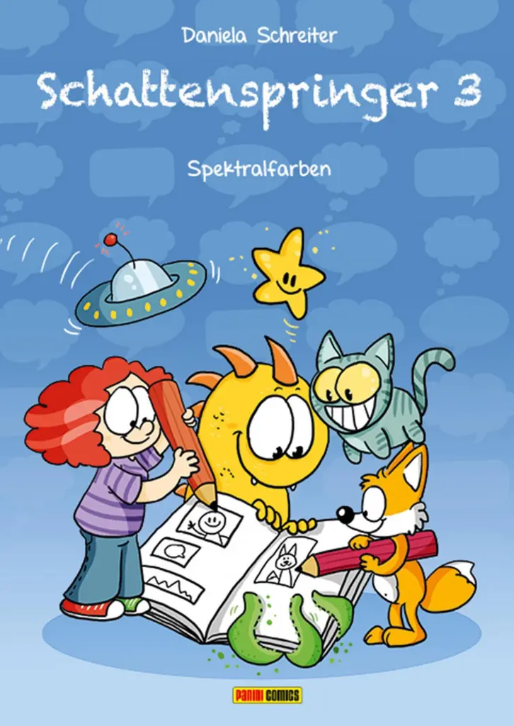 Buchcover „Schattenspringer Bd. 3: Spektralfarben“ – Daniela Schreiter